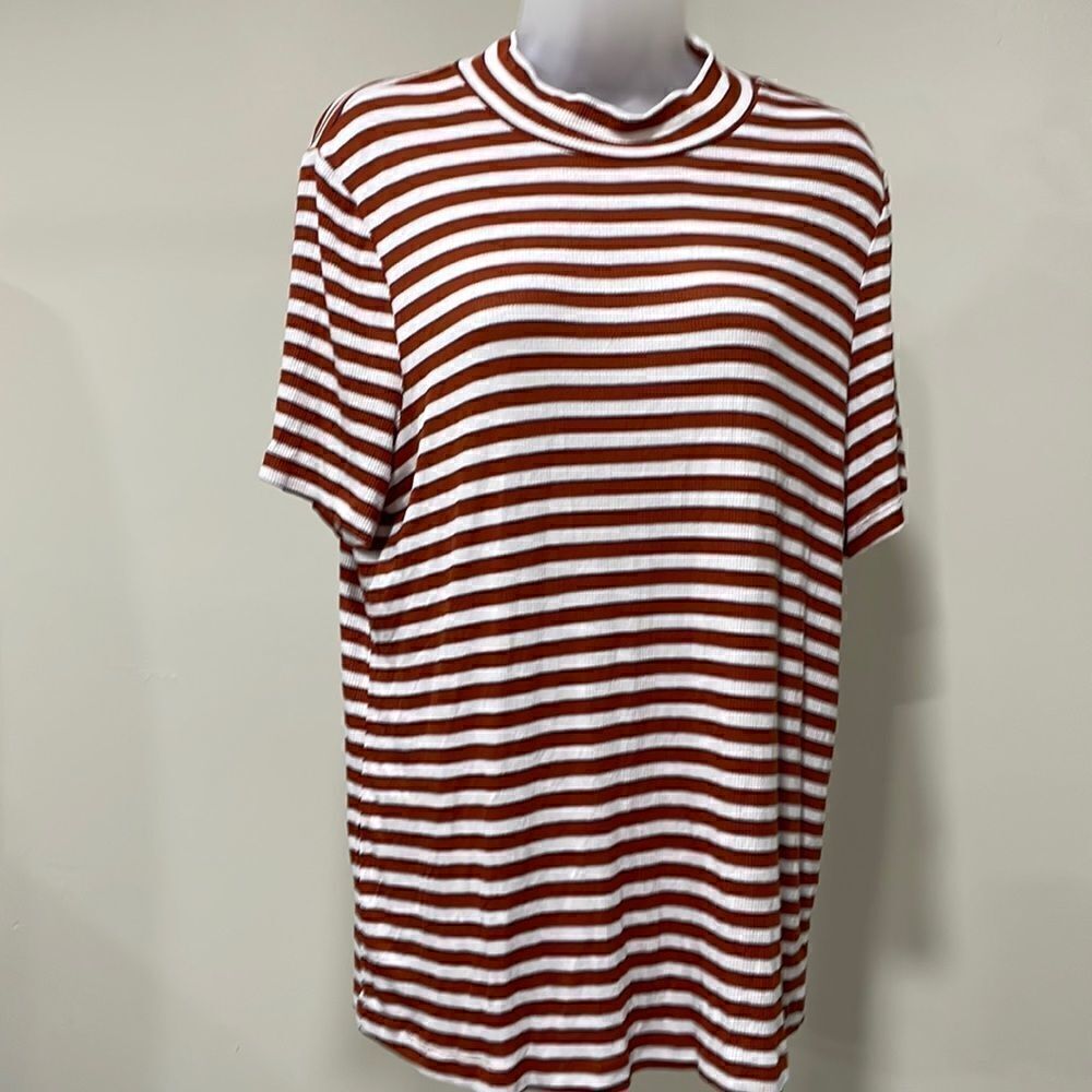 NWT Madison striped stretchy blouse.  Size XL. 14/16